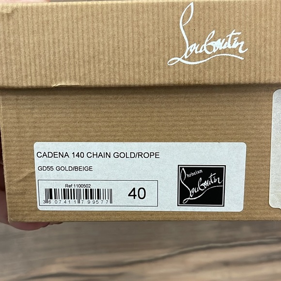 Christian Louboutin Cadena Chain Espadrilles - Picture 12 of 12